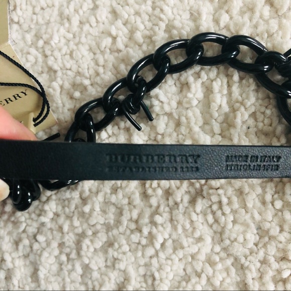 Auth Burberry unisex spike chain necklace - Picture 10 of 10